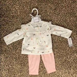 NWT Carter’s Pants and Shirt